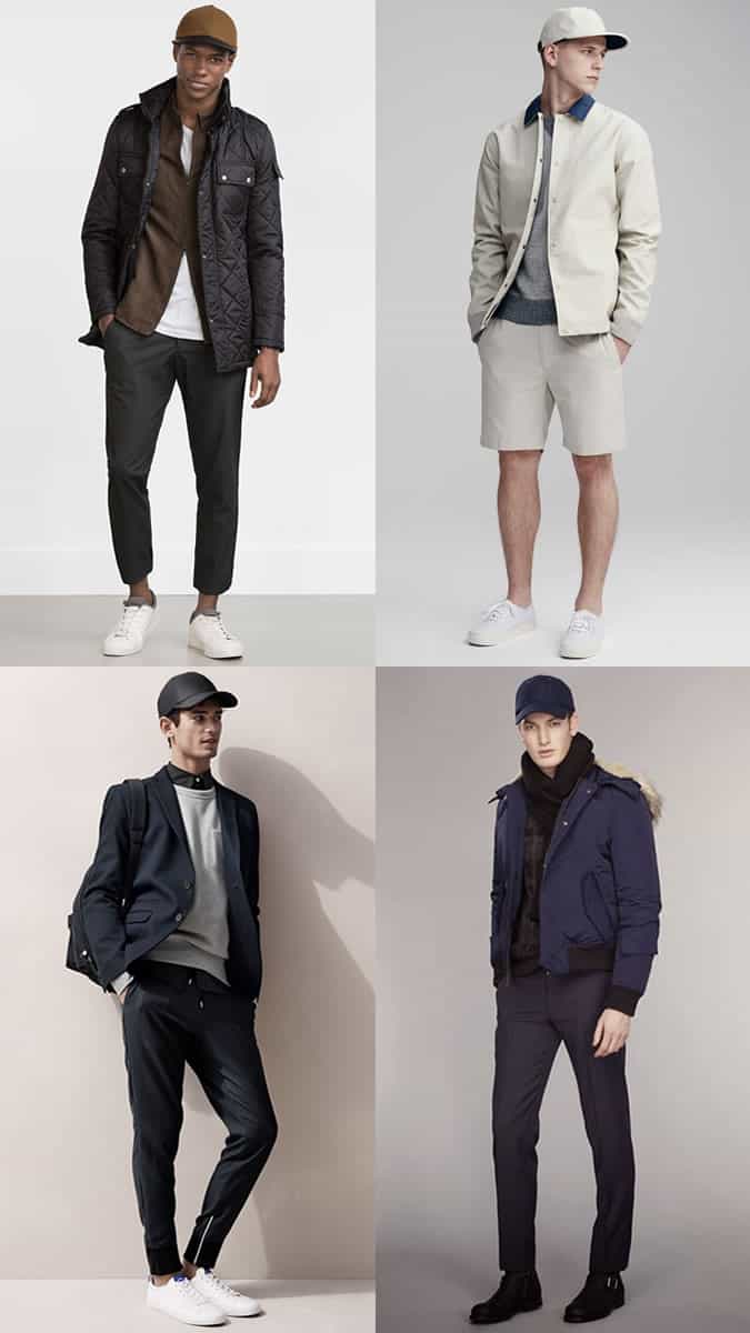 Men's Baseball Caps/Snapbacks Hats Outfit Inspiration Lookbook