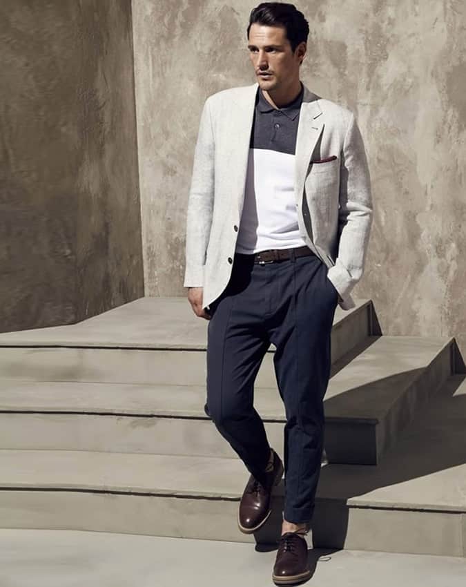 Brunello Cucinelli SS17 linen blazer