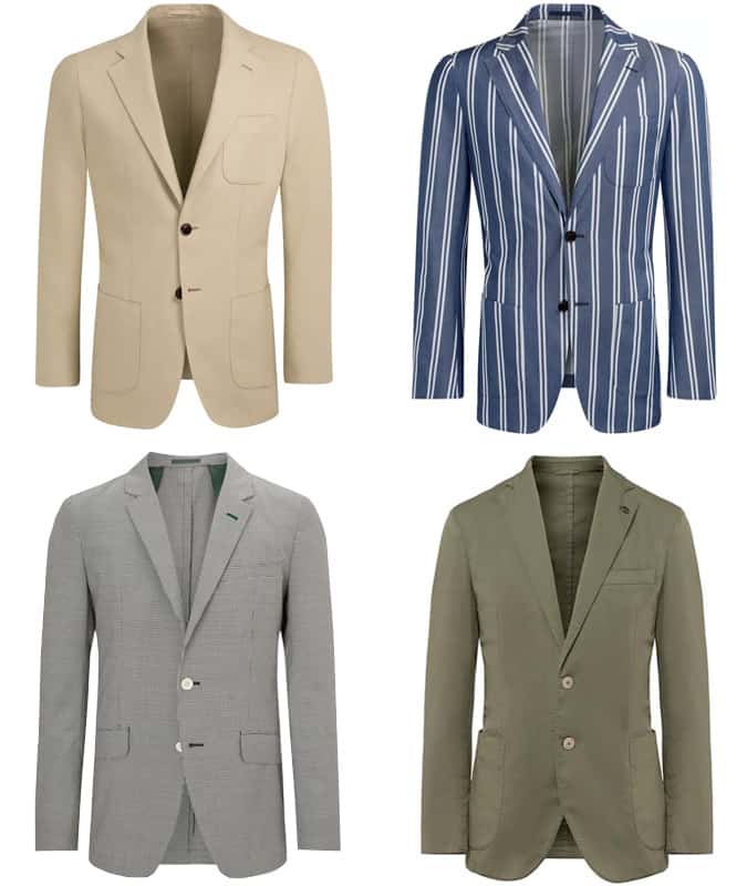 Men's Unlined Blazers and Jackets