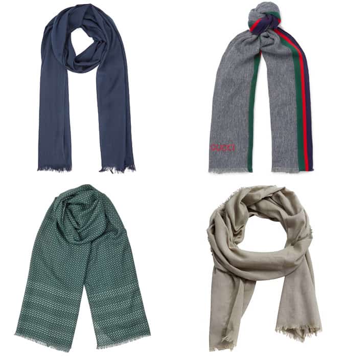 Men's Lightweight Summer Scarves