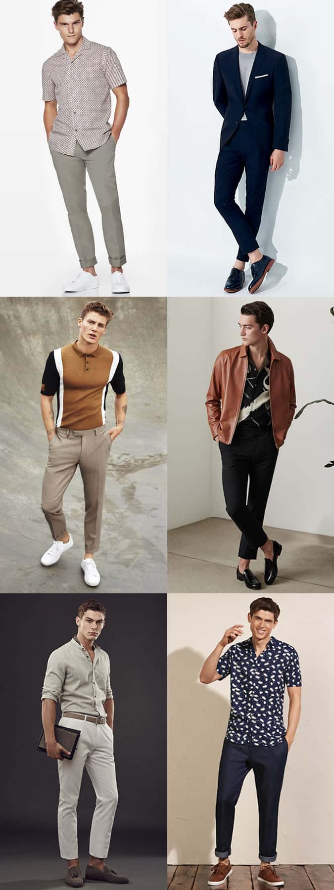 Men's Sockless/Mankle Summer Outfit Inspiration Lookbook