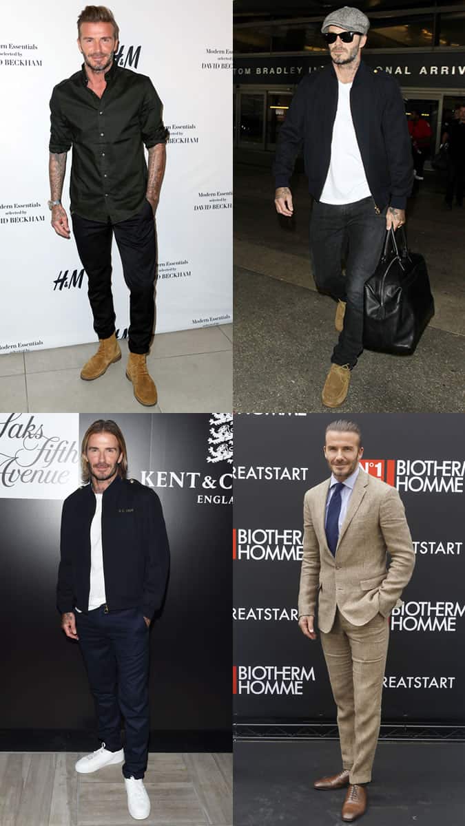 David Beckham as a style icon in his 40s