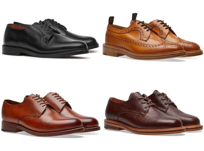 Os melhores sapatos Derby para homens