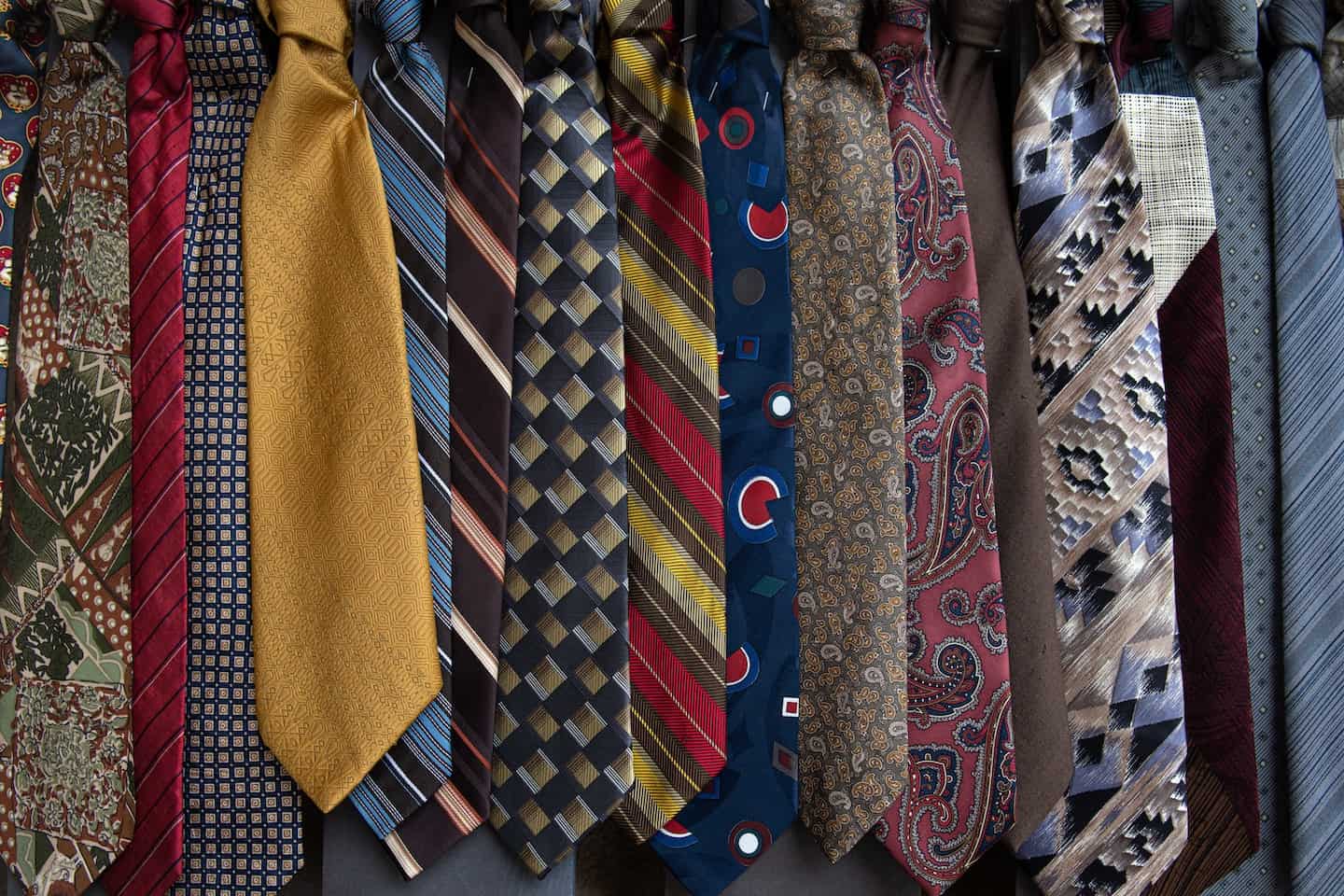 multicolored ties for men