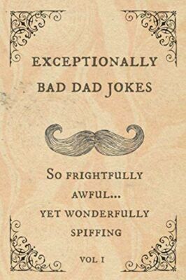 Bad Dad Jokes Book, Funny Christmas Gift, Best White Elephant gifts