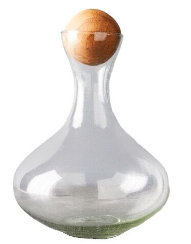 Decanter with Wood Stopper, Christmas Gifts for Couples