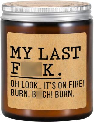 Last F Candle, Funny Christmas Gift