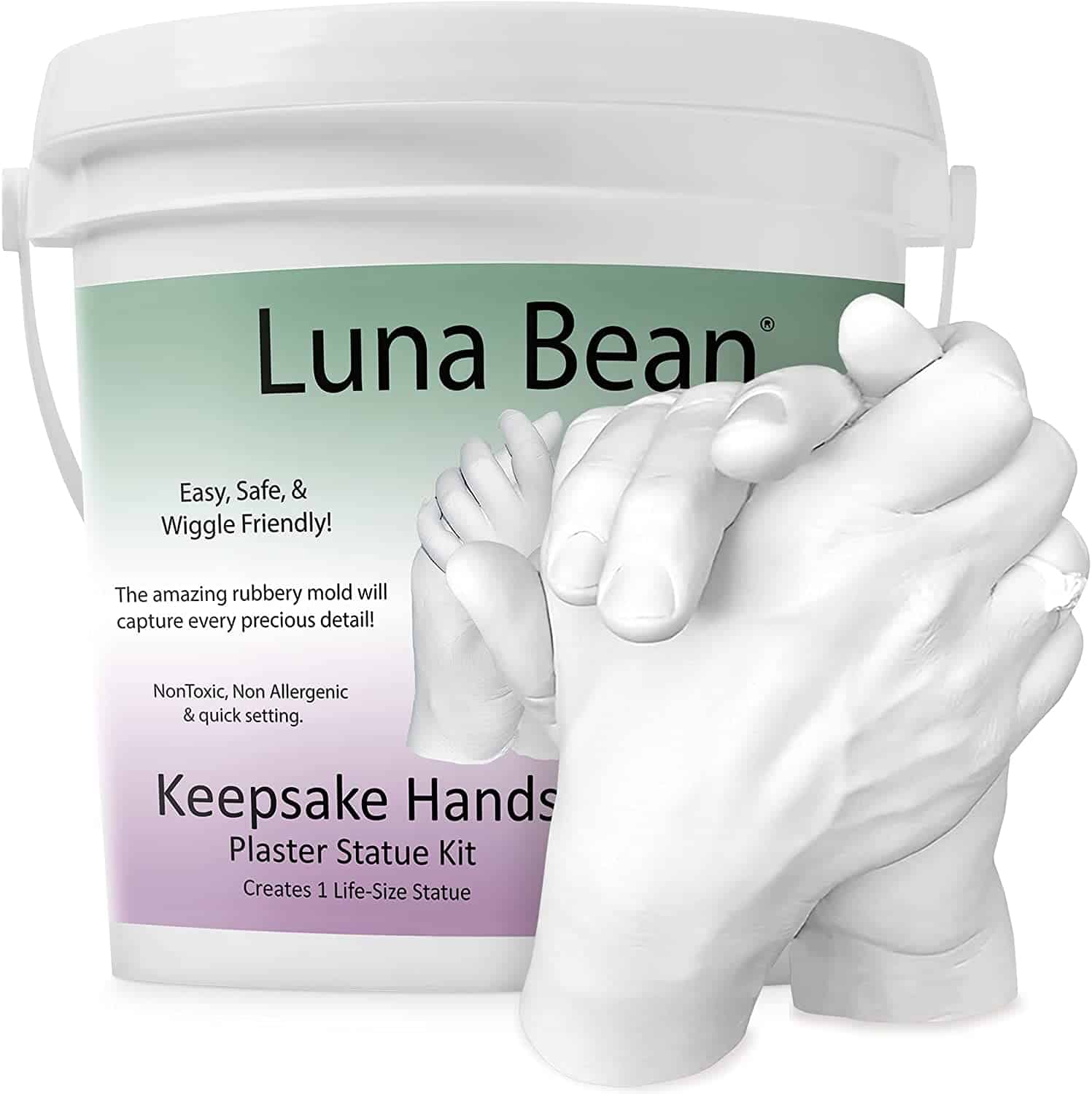 Luna Bean DIY Hand Casting, Christmas Gifts for Couples 