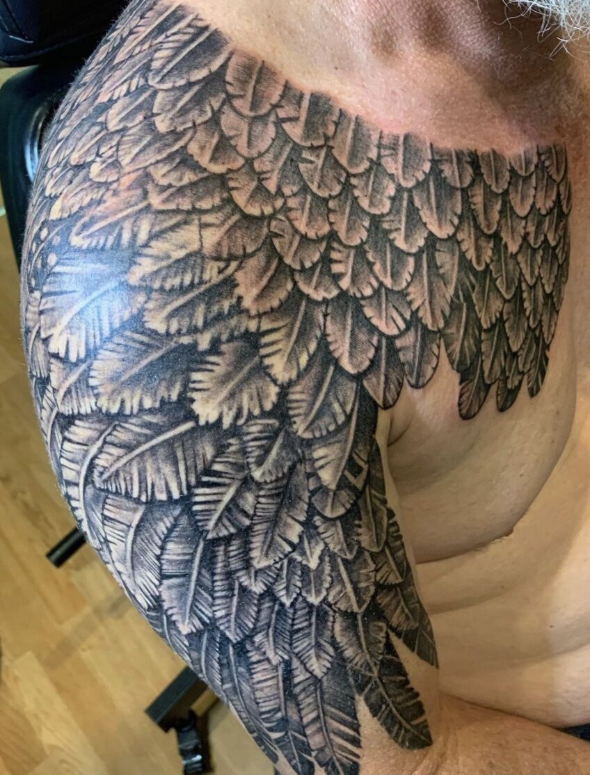 turkey feather tattoos