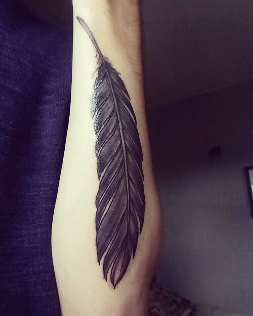 turkey feather tattoos