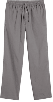 A pair of Amazon Essentials Straight-Fit Woven Pants