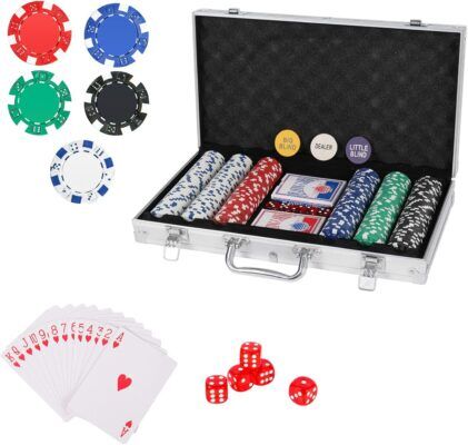 Budstfee Texas Hold ‘Em Poker Chip Set