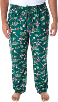 A pair of INTIMO A Christmas Story Allover Print Loungewear