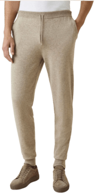 A pair of Luca Faloni Pure Cashmere Joggers