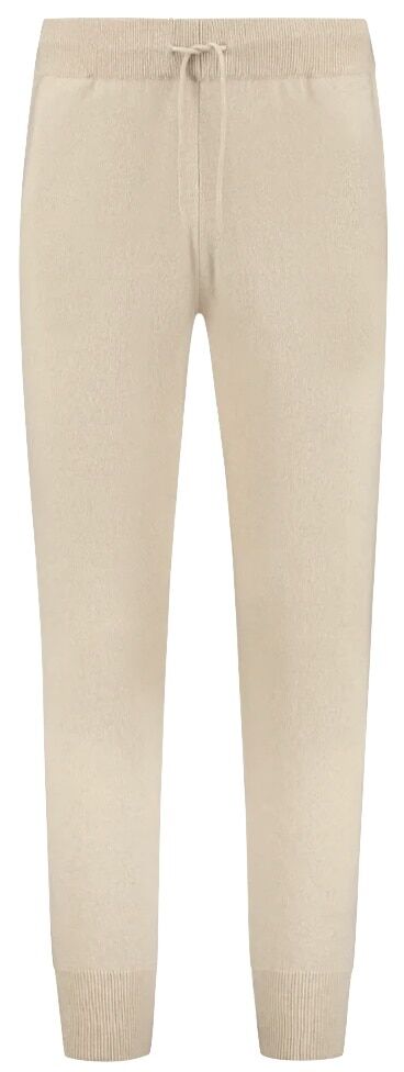 beige cashmere joggers