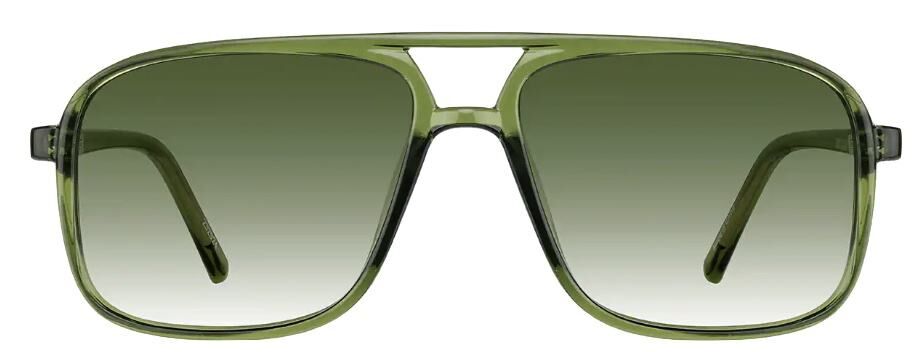 Zenni Optical Green Aviators 