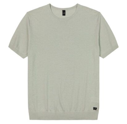 Wahts Miles Cotton Linen Knitted T-Shirt