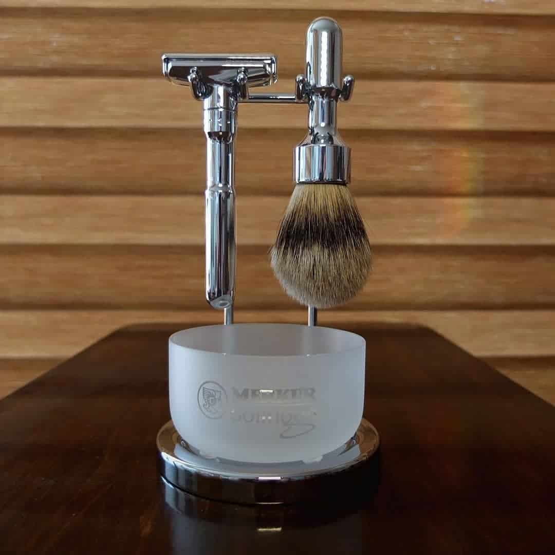 a shaving set from Merkur