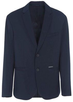 ARMANI EXCHANGE Stretch poly wool blend blazer