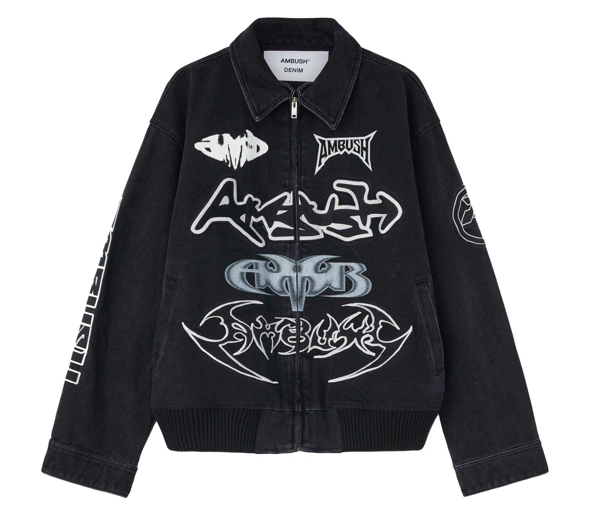 AMBUSH denim patch bomber