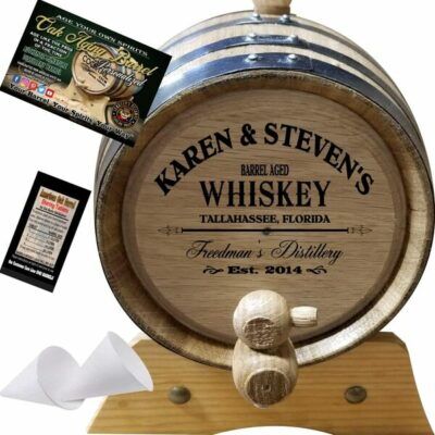 American Oak Barrel Personalized Whiskey Aging Barrel