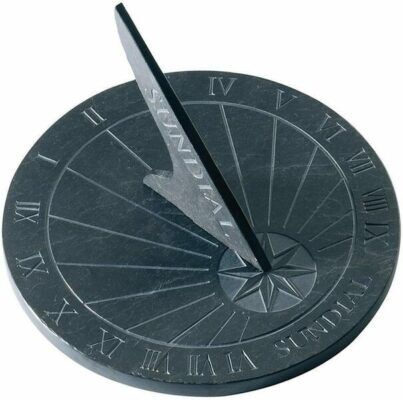 Esschert Design Round Slate Sundial