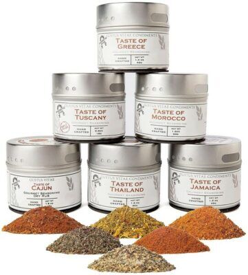 Gustus Vitae Gourmet World Flavors Seasoning Collection