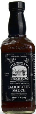 Historic Lynchburg Tennessee Whiskey Sweet and Mild Barbecue Sauce