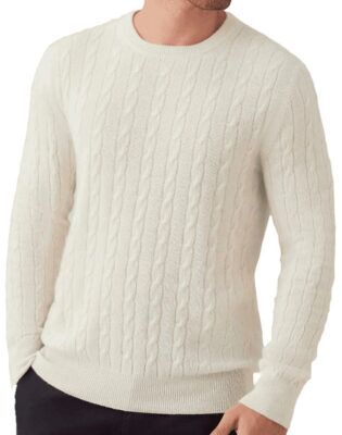 Luca Faloni pure cashmere cable knit