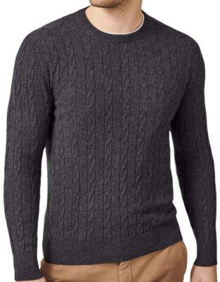 Luca Faloni pure cashmere cable knit