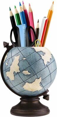 MUAMAX Globe Pen Pencil Holder