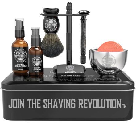 Viking Revolution Luxury Safety Razor Shaving Kit