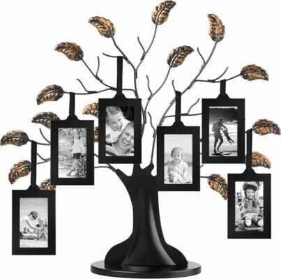 Family Tree Photo Frame - Americanflat Bronze Family Tree Picture Frame