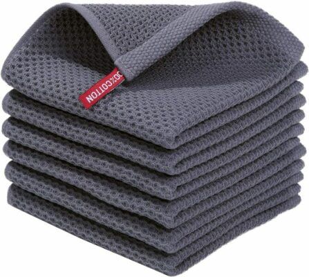 Homaxy Waffle Weave Kitchen Dish Cloths