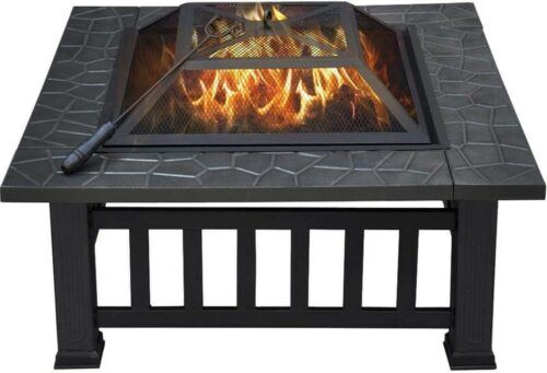 Yaheetech Multifunctional Fire Pit Table