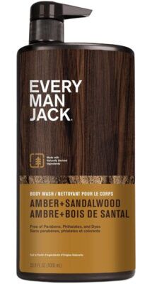 Every Man Jack Sandal Wood and Amber Body Wash