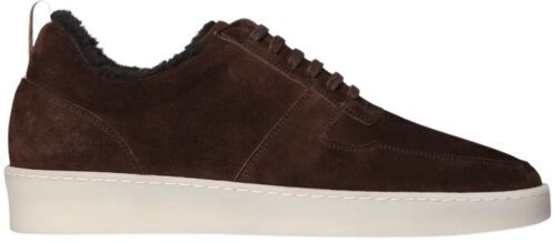 Aurélien Chocolate Shearling Bayside Sneaker