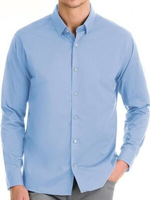 Van Heusen Never Tuck Stretch Button Down Shirt