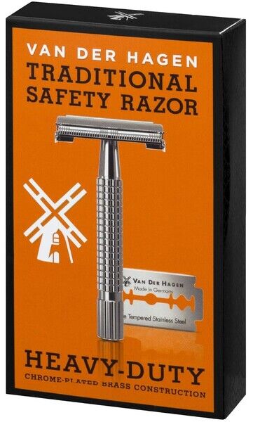 Van Der Hagen® Men’s Traditional Safety Razor Kit