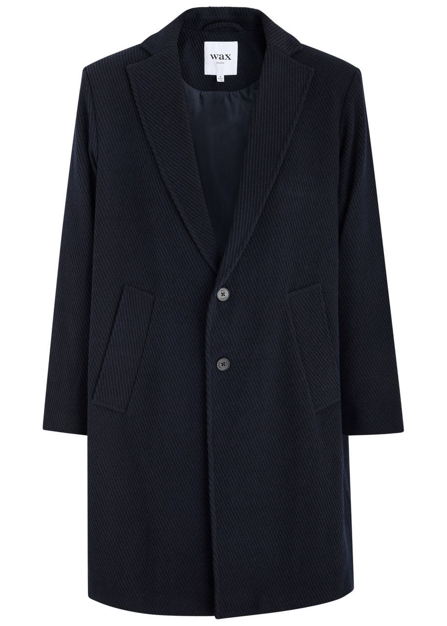 Wax London Sasso Twill Wool Coat