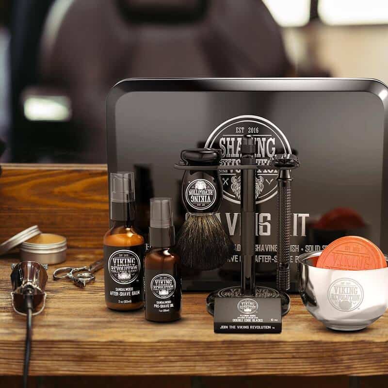 the viking revolution safety razor shaving kit