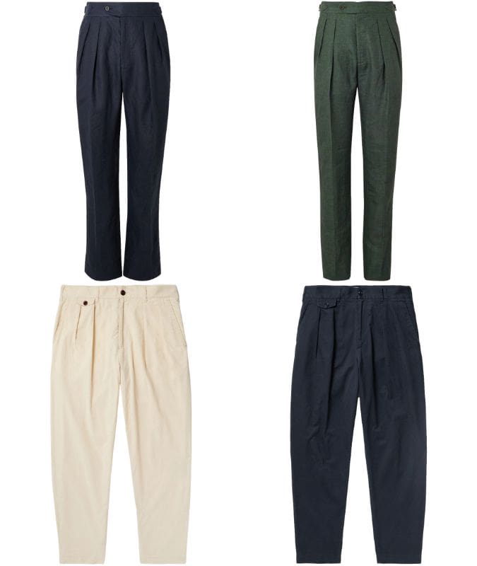 The Best Richard James Pleated Trousers