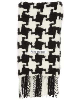 Acne Studios houndstooth scarf