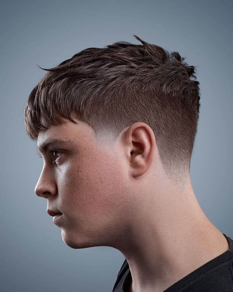 classic short side and back haircut