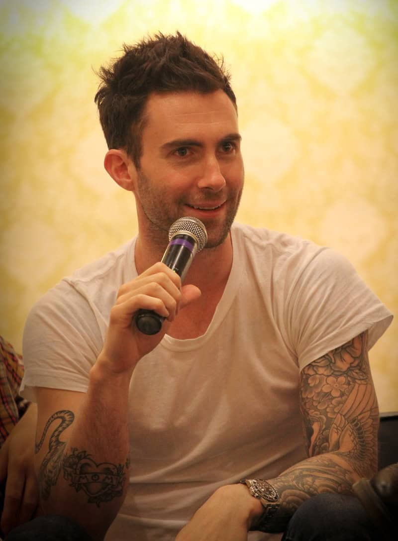 O cantor Adam Levine