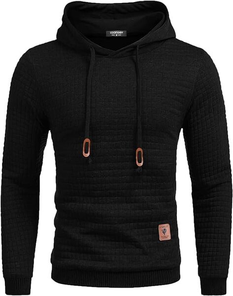 COOFANDY Men's Hooded Sweatshirts: best clothing brands for short men