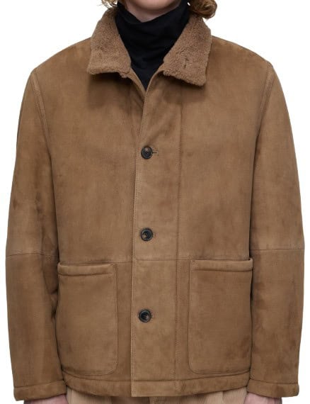 Closed Lambskin Jacket: best shearling jackets