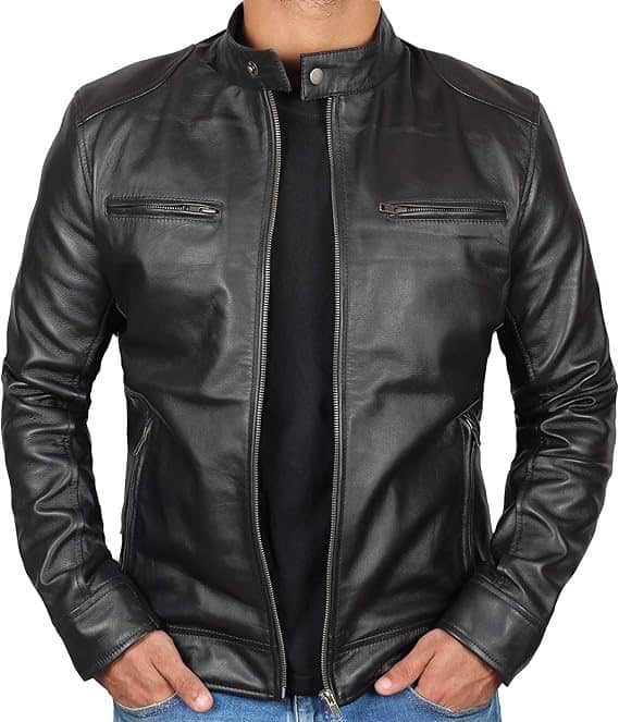 Decrum Men's Leather Jacket