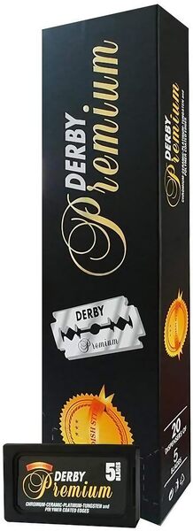 Derby Premium Double Edge Razors: melhores lâminas de barbear de dois gumes