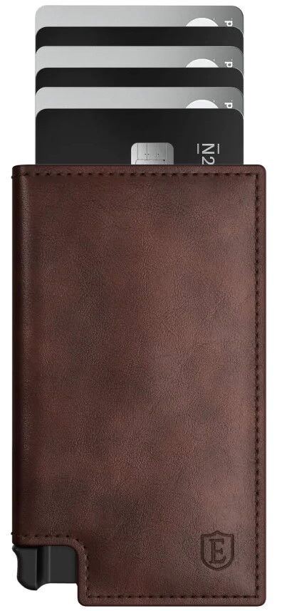 Classic Brown Ekster Wallet: best wallet brands for men